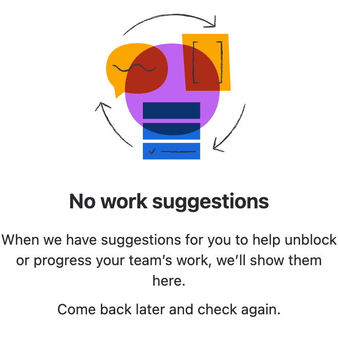 No Work Suggestions