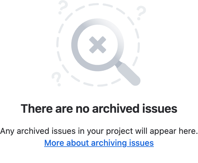 No Archived Issues