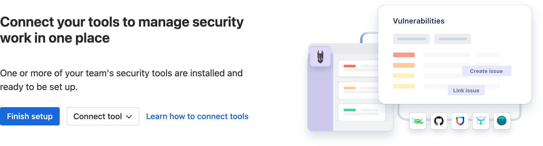 Security Finish Setup