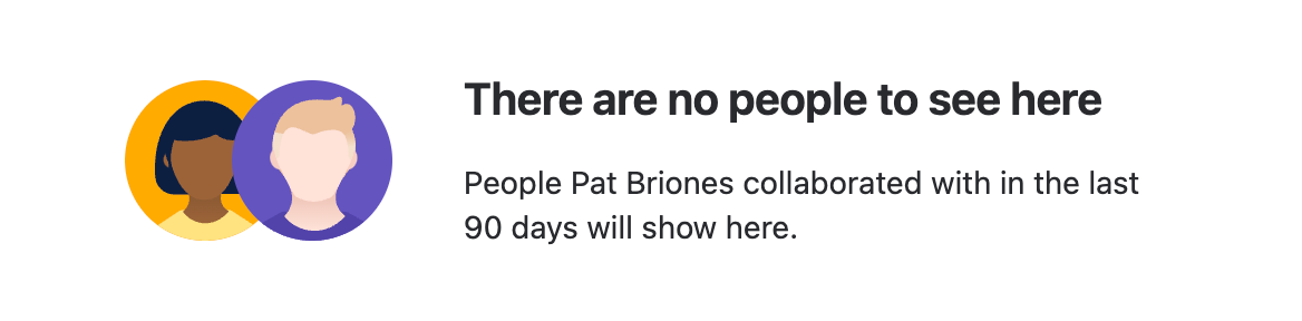 No collaborations