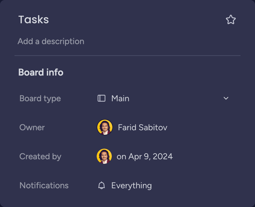 Tasks Dialog