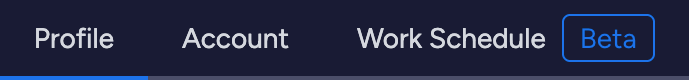 Admin Tabs