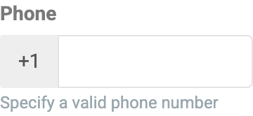 EasyPractice Phone Input