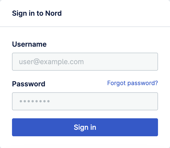 Sign In Card