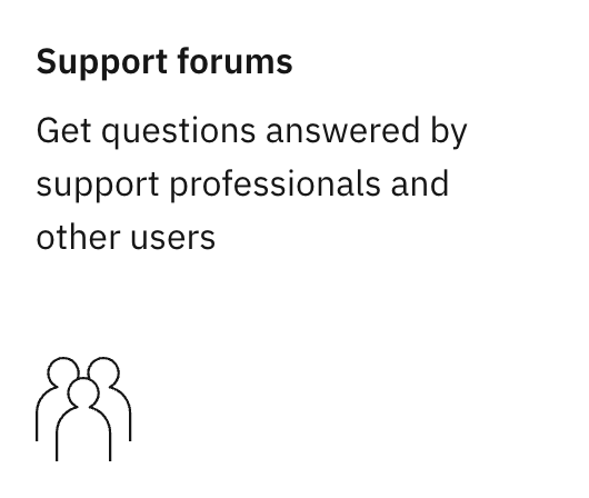 Support Documentation Tiles