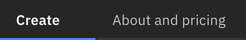 Pricing Tabs