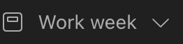 Work week Dropdown