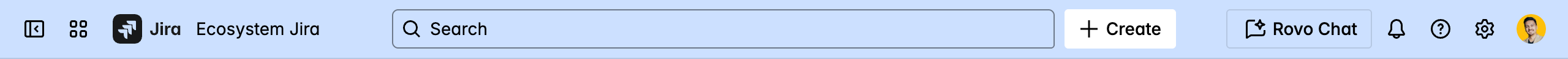 Jira Navigation Header