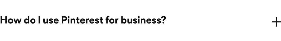 Business Landing FAQ