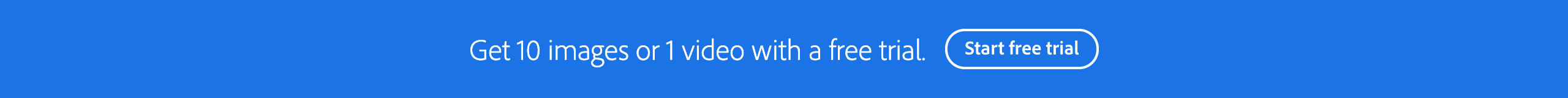 Adobe Stock Banner to Discuss