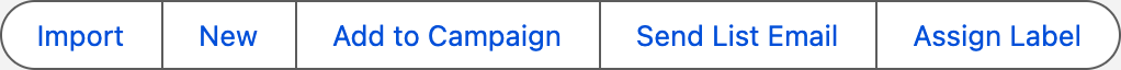 Button Groups on Leads Page